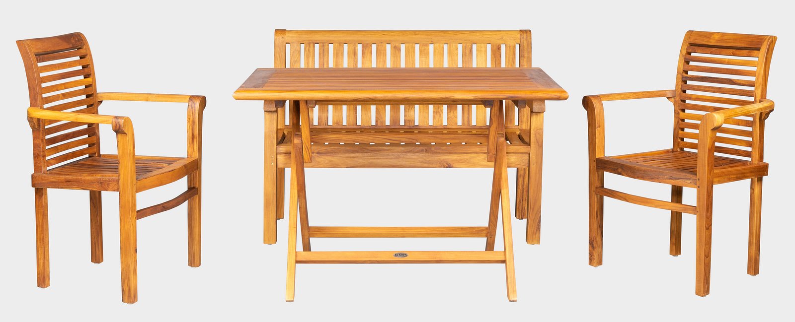 VASCO SET - balkonový set   - kvalitní ratanový, teakový nábytek od RATTAN STUDIO